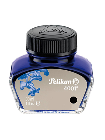 Mustepullo Pelikan 4001 musta 30 ml lasipullossa