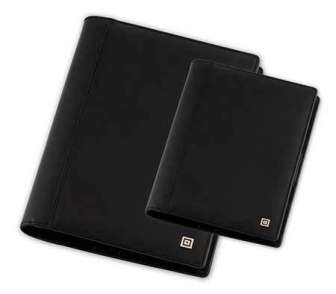 Nahkakannet A4 irtokannet musta