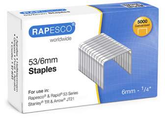 Nasta Rapesco 53/6 mm 5000/ras 20 rasiaa/pakk