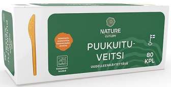 Nature Line ruokaveitsi puukuitu 17cm