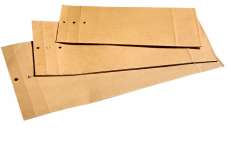 Näytepussi ruskea 16x34x6cm