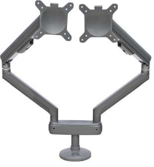 Näytön varsi TC 602 2 näytölle säädettävä