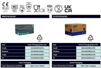 Bodyguards GL897 nitriilikäsine 8/M