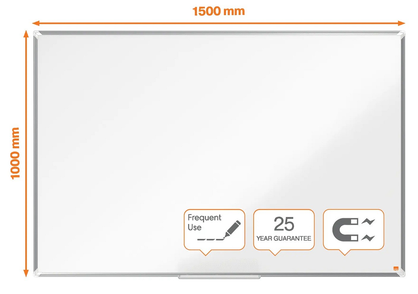 Nobo Premium Plus 150x100cm emali