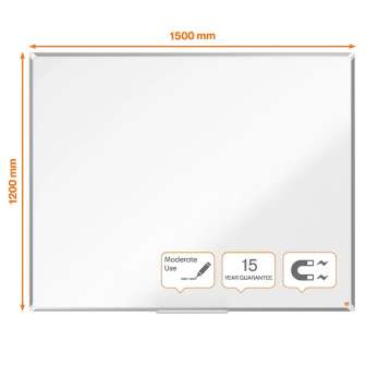 Nobo Premium Plus 150x120cm teräs