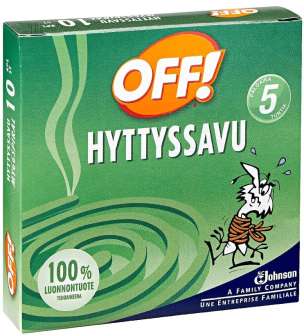 Off hyttyssavu 10kpl/140g