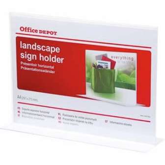 Esiteteline T-malli A4/vaaka