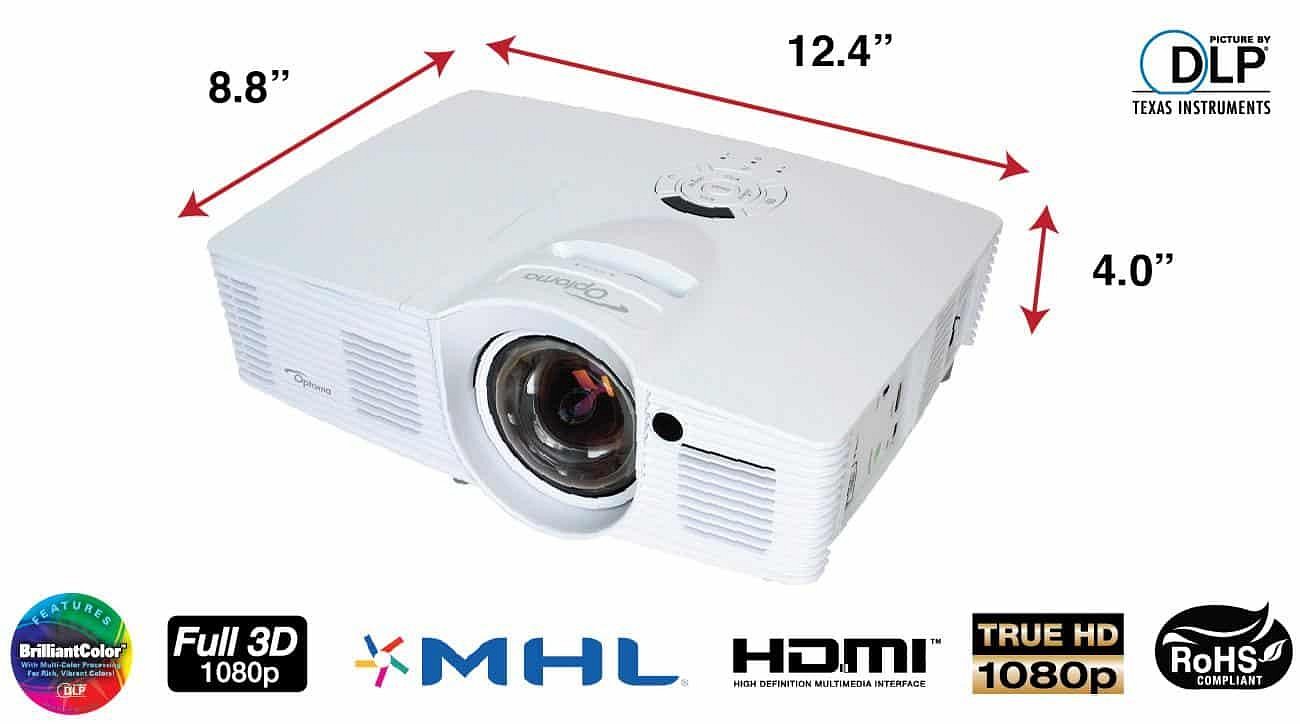 Optoma GT1080 3D projektori