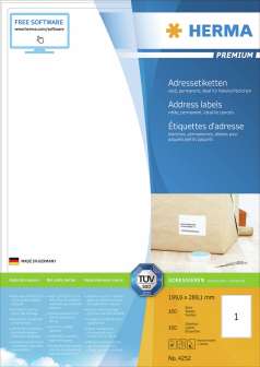 Osoitetarra Herma Premium 4252