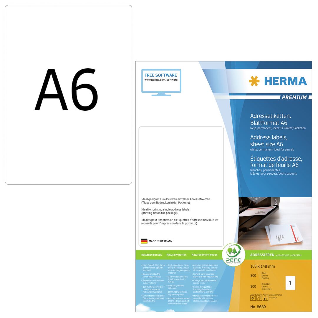 Osoitetarra Herma Premium 8689