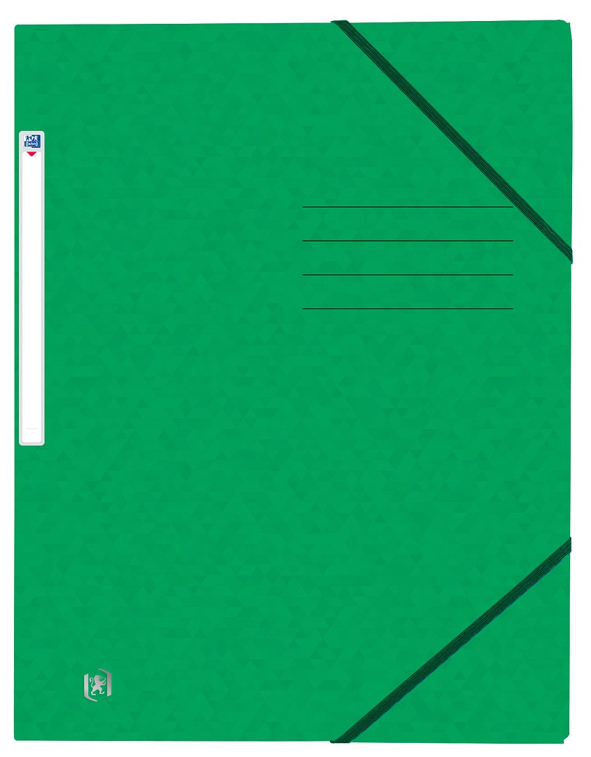 Oxford Kulmalukkokansio 3 läpällä