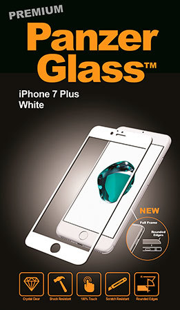PanzerGlass suojalasi Premium iPhone 6+/7+/8+ valkoinen