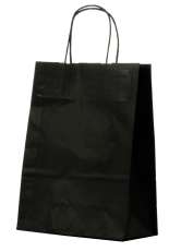 Paperikassi musta FSC 90g