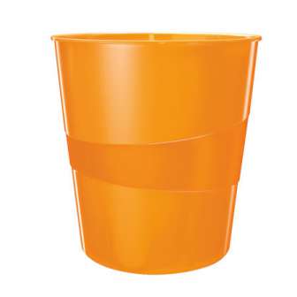 Paperikori Leitz Plus 15L WOW oranssi