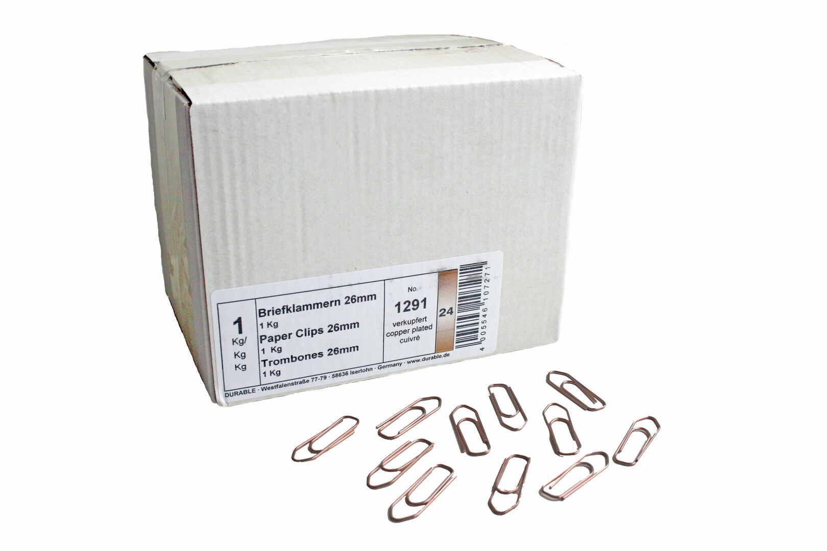!Paperiliitin kupari 26mm 1kg