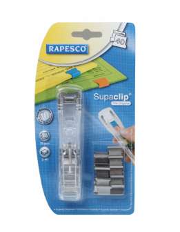 Paperiliitin Rapesco Supaclip