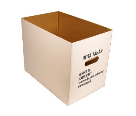Paperinkeräyslaatikko 395x245x310mm lehdet+mainokset