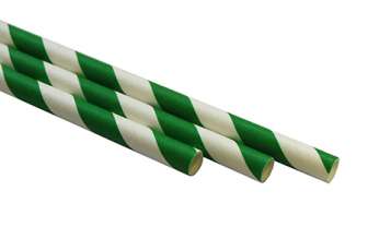 Paperipilli vinoraita vihreä|25kpl/pss