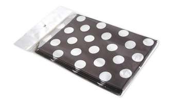Paperipussi Polka dot 12x9cm myyrä 12 kpl/pkt