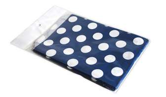 Paperipussi Polka dot tummansininen 12 kpl/pkt