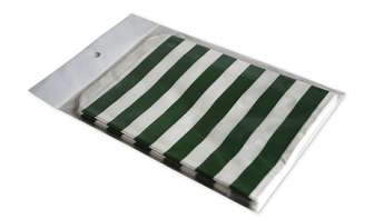 Paperipussi vaakaraita tummanvihreä 12 kpl/pkt