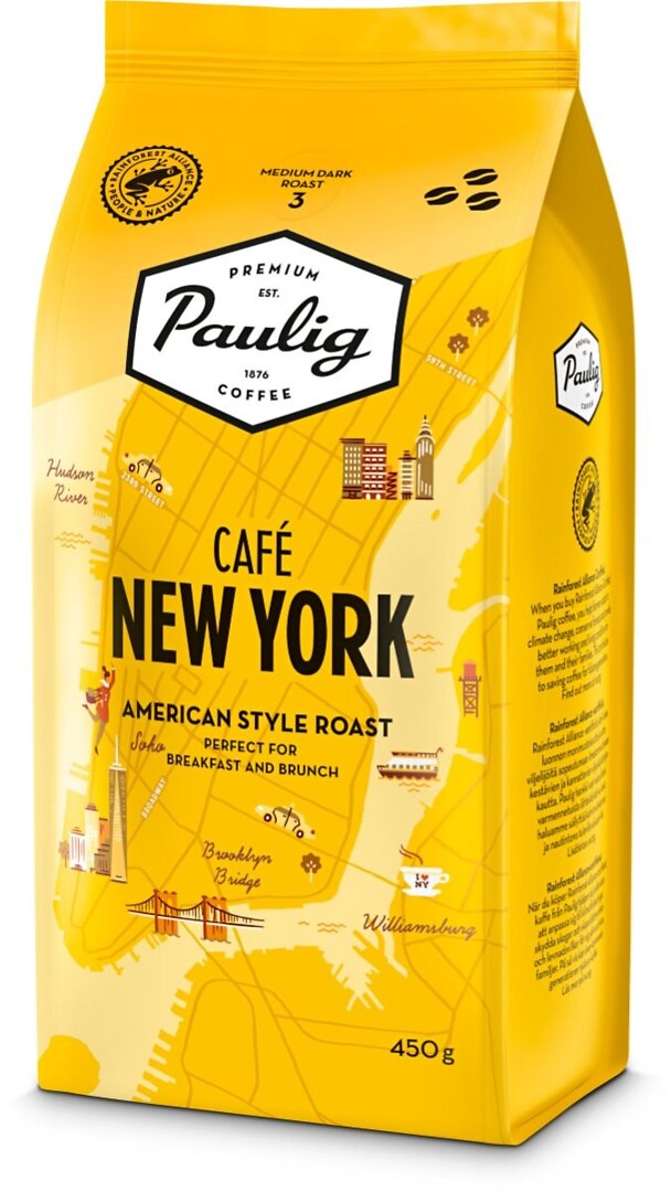 Papukahvi Paulig Café New York 450 g