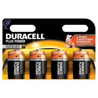 Paristo Duracell Plus LR20 D 1,5V,  4 kpl/blister