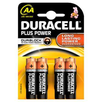 Paristo Duracell Plus Power AA LR6 1,5V,  4 kpl/blister