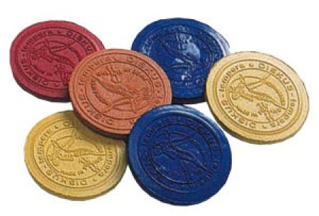 Peitevärinappi sinooperinpun 42mm 10kpl/pak