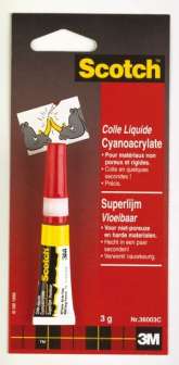 Pikaliima Scotch 36003C 3g kovat materiaalit