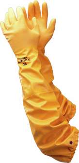 Pitkävartinen nitriilikäsine