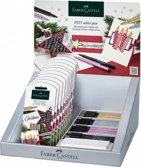 Faber-Castell Pitt Artist pen Xmas Display