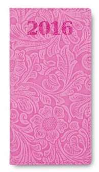 Pocket Classic Taskukalenteri punainen keinonahka sidottu