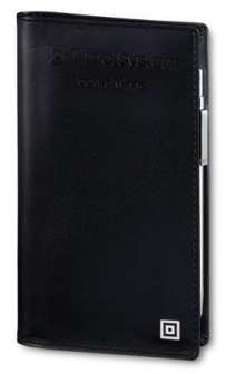 Pocket Minne Fickkalender 2019 svart konstläder spiral