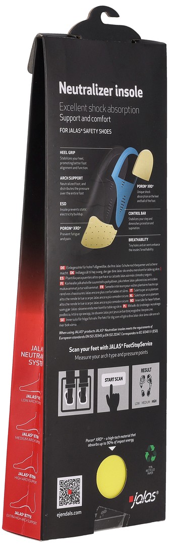 Pohjallinen JALAS 8709H HIGH ARCH