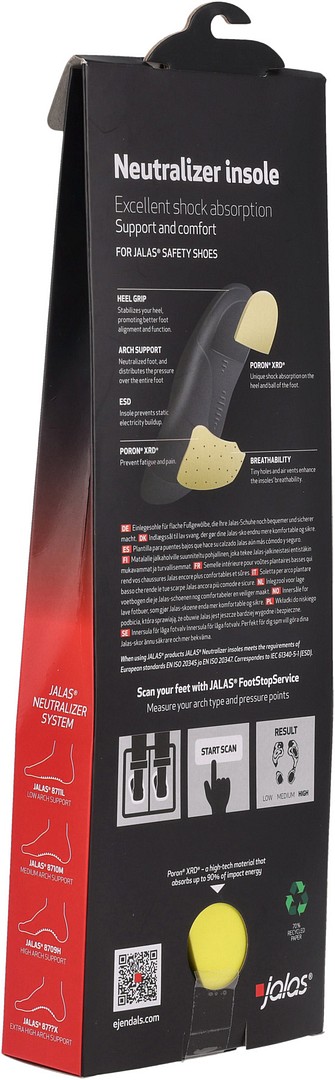 Pohjallinen Jalas 8711L Low Arch
