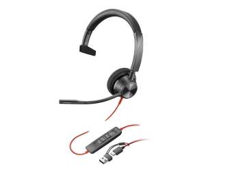 Poly Blackwire 3310 Monaural MS Mono