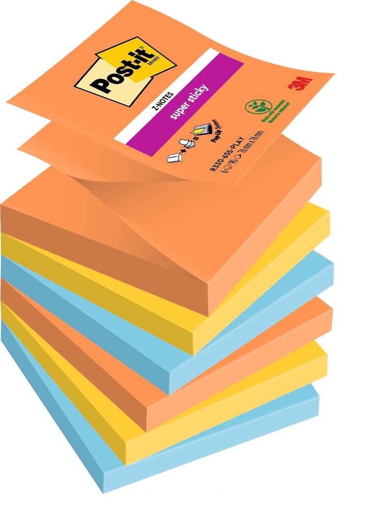 Post-it viestilap 76x76mm Z-Notes
