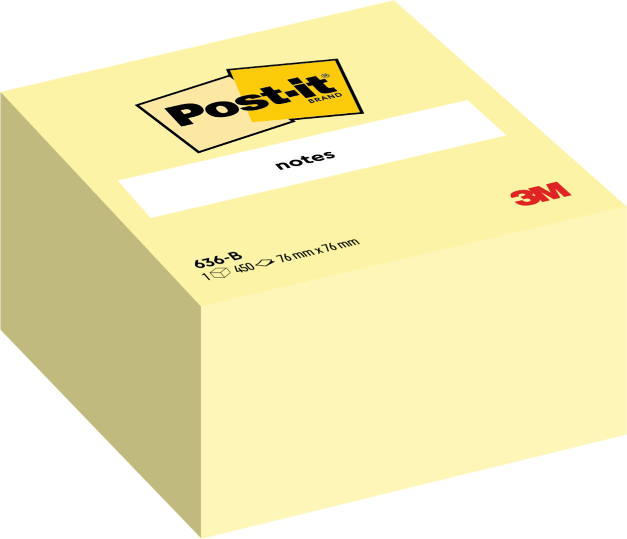 Post-it Canary Yellow 76x76mm