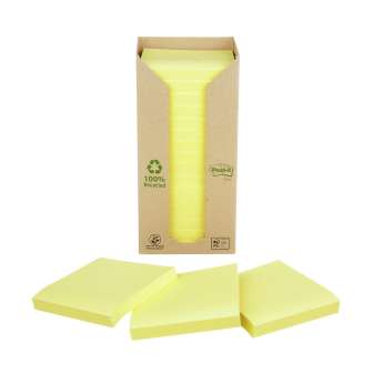 Post-it Canary Yellow Eko 76x76mm.