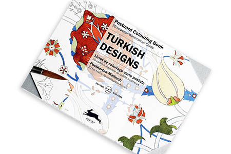 Postikorttivärityskirja Turkish Design