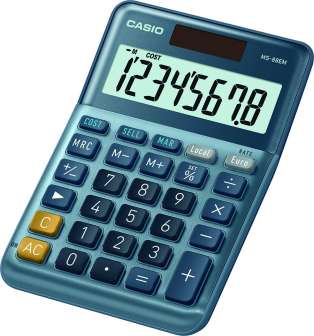 Pöytälaskin Casio MS-88EM