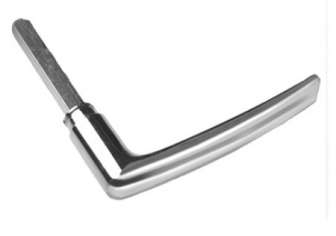 Prof ikkunan avain  ZN/CR kromattu kahva