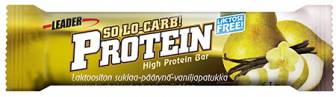 Proteiinipatukka Leader lakt Päärynä-vanilja 60g 24/pak