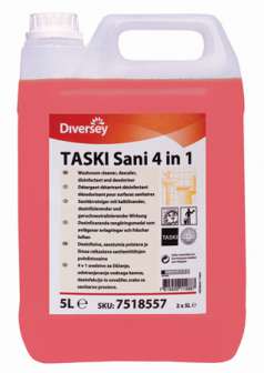 Puhdistusaine Sani 4 in 1 2x5 l/ltk