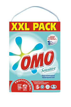 Pyykinpesujauhe OMO Sensitive Professional 7,7 kg
