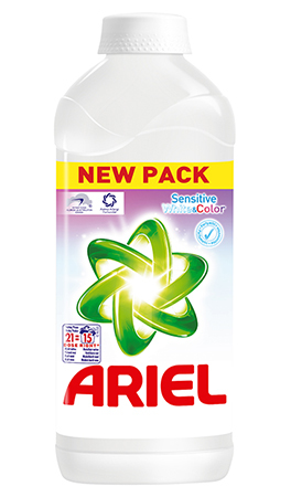 Pyykinpesunestetiiviste Ariel 1,05 L valko+kirjo Sensitive