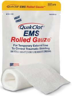QuikClot EMS rolled gauze