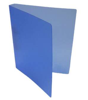 Rengaskansio A4 30mm PP Frost sininen