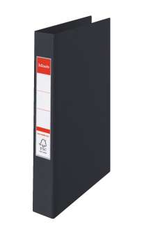 Rengaskansio Vivida A4 muovi musta